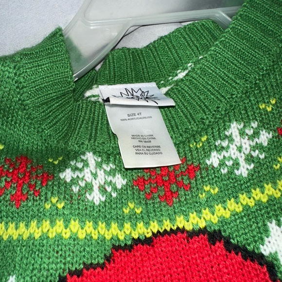 Dr. Seuss The Grinch Ugly Christmas Knitted Sweater - Picture 4 of 4